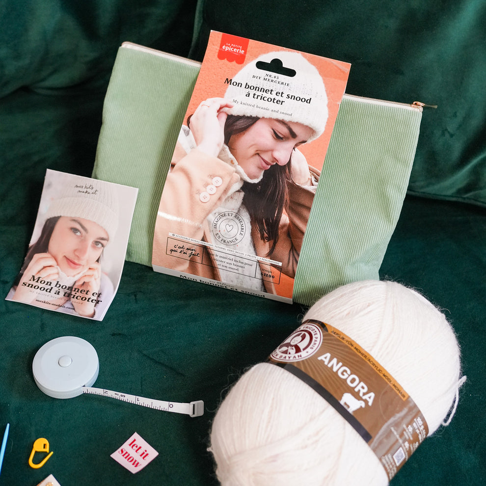 Kit DIY tricot bonnet d'hiver – Mieux Que Des Fleurs