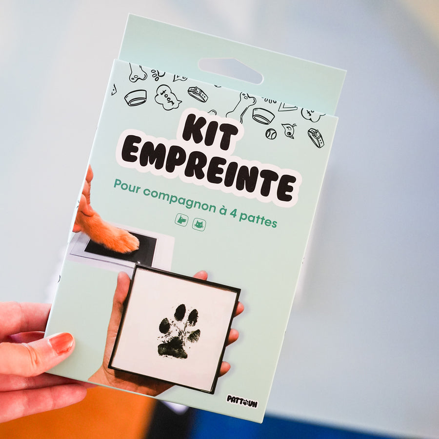 Kit d'empreinte pour animaux avec empreintes détaillées
