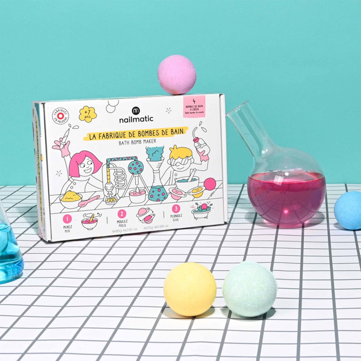 Kit DIY - Fabrique de boules de bain