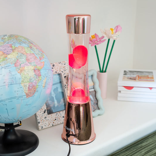 Lampe Lava - Rose