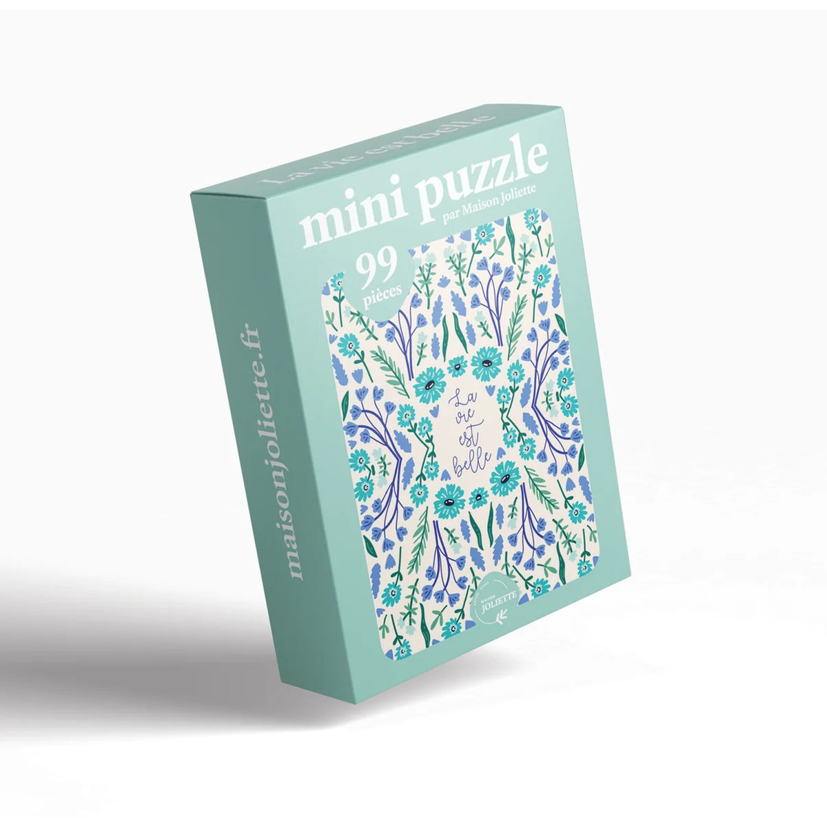 Mini puzzle 'La vie est belle' avec motifs colorés et joyeux