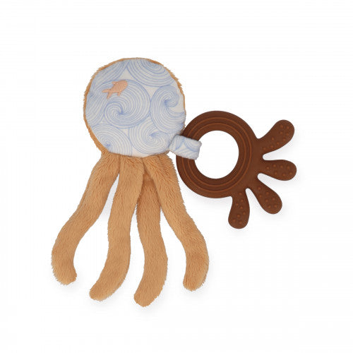 Anneau de dentition en forme de poulpe avec tentacules douces.