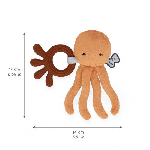 Anneau de dentition en forme de poulpe avec tentacules douces.