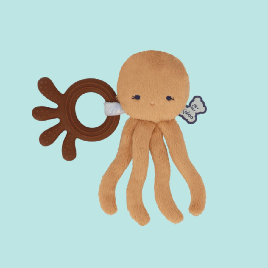 Anneau de dentition en forme de poulpe avec tentacules douces.