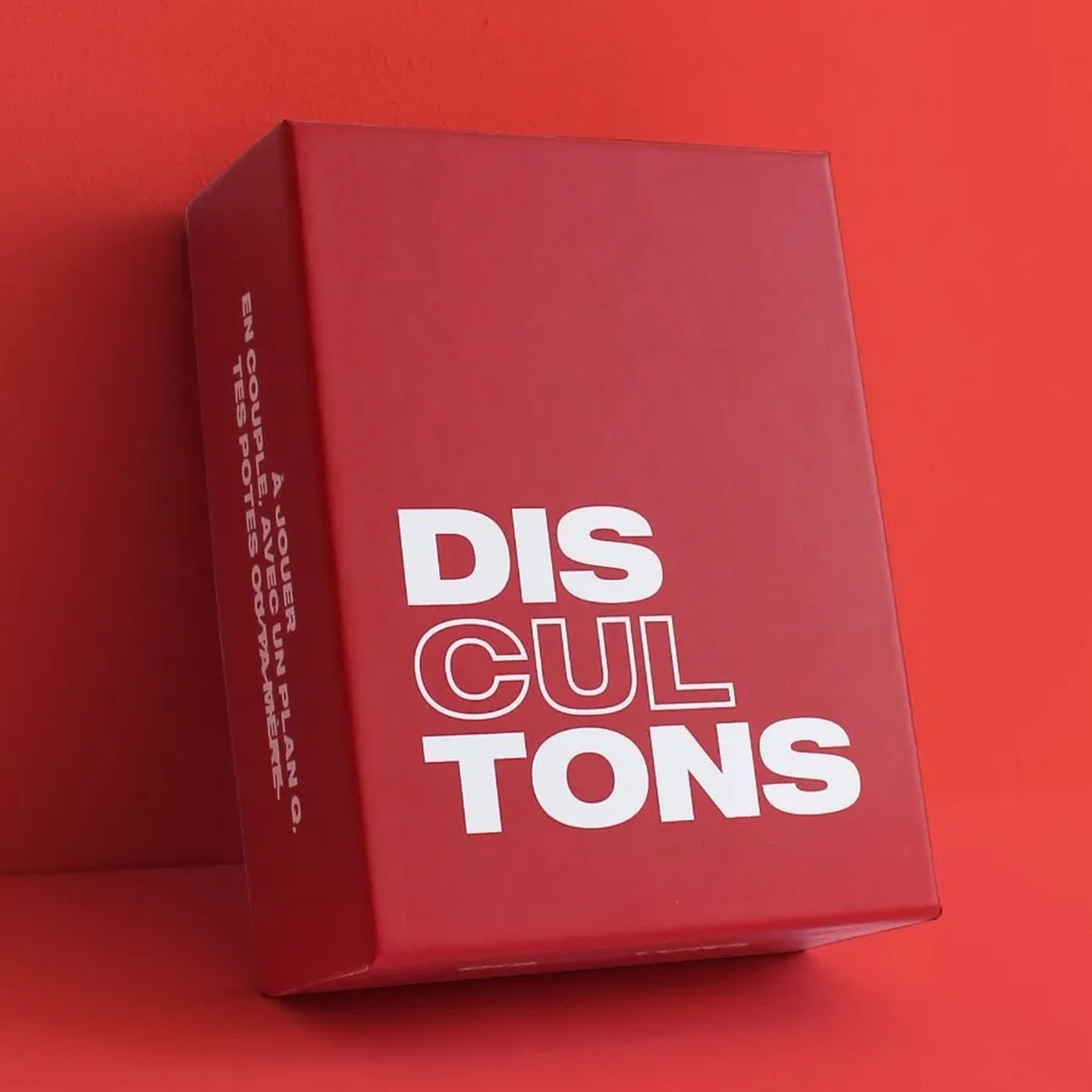 Boîte du jeu Discultons avec design coloré et moderne