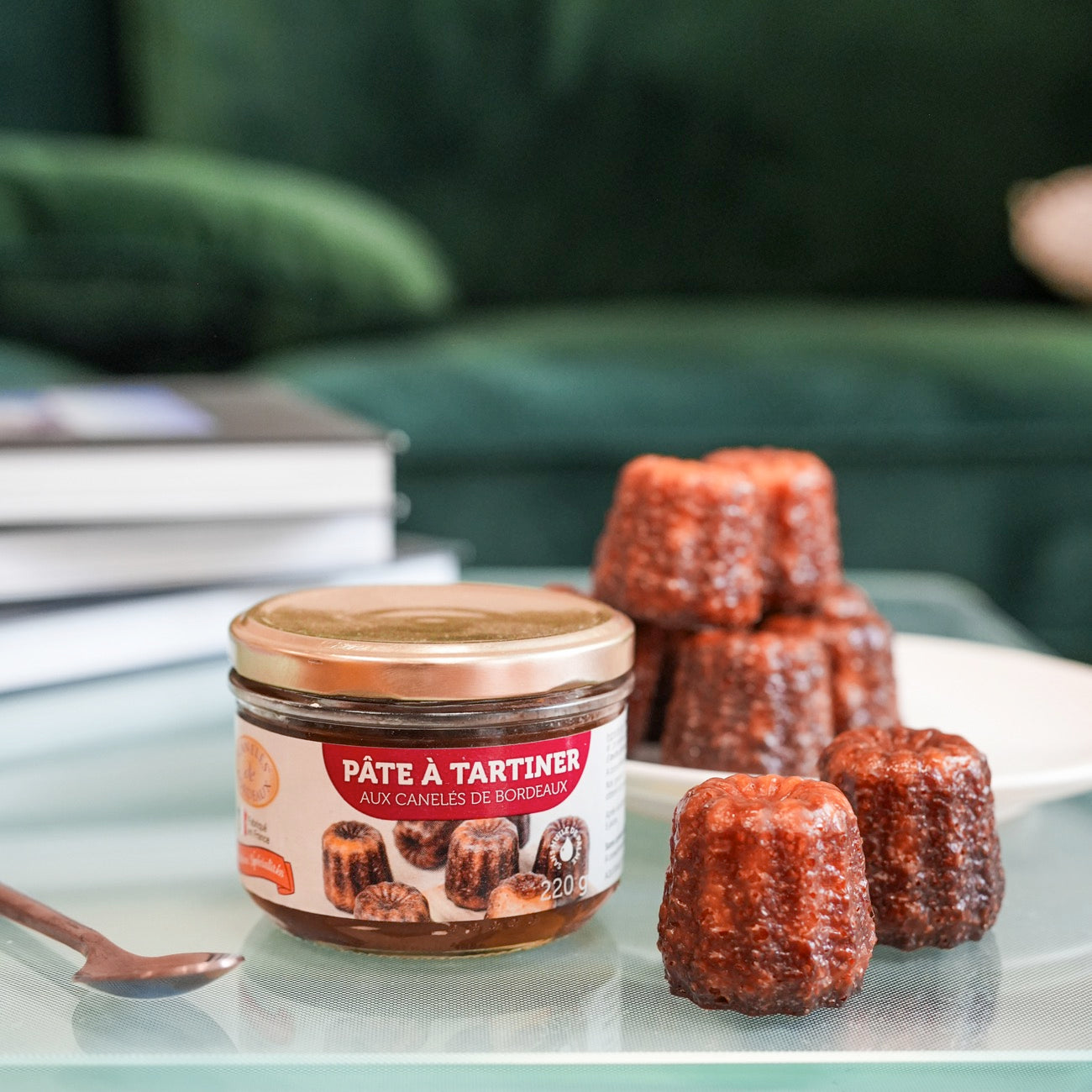Pâte à tartiner aux canelés avec texture crémeuse