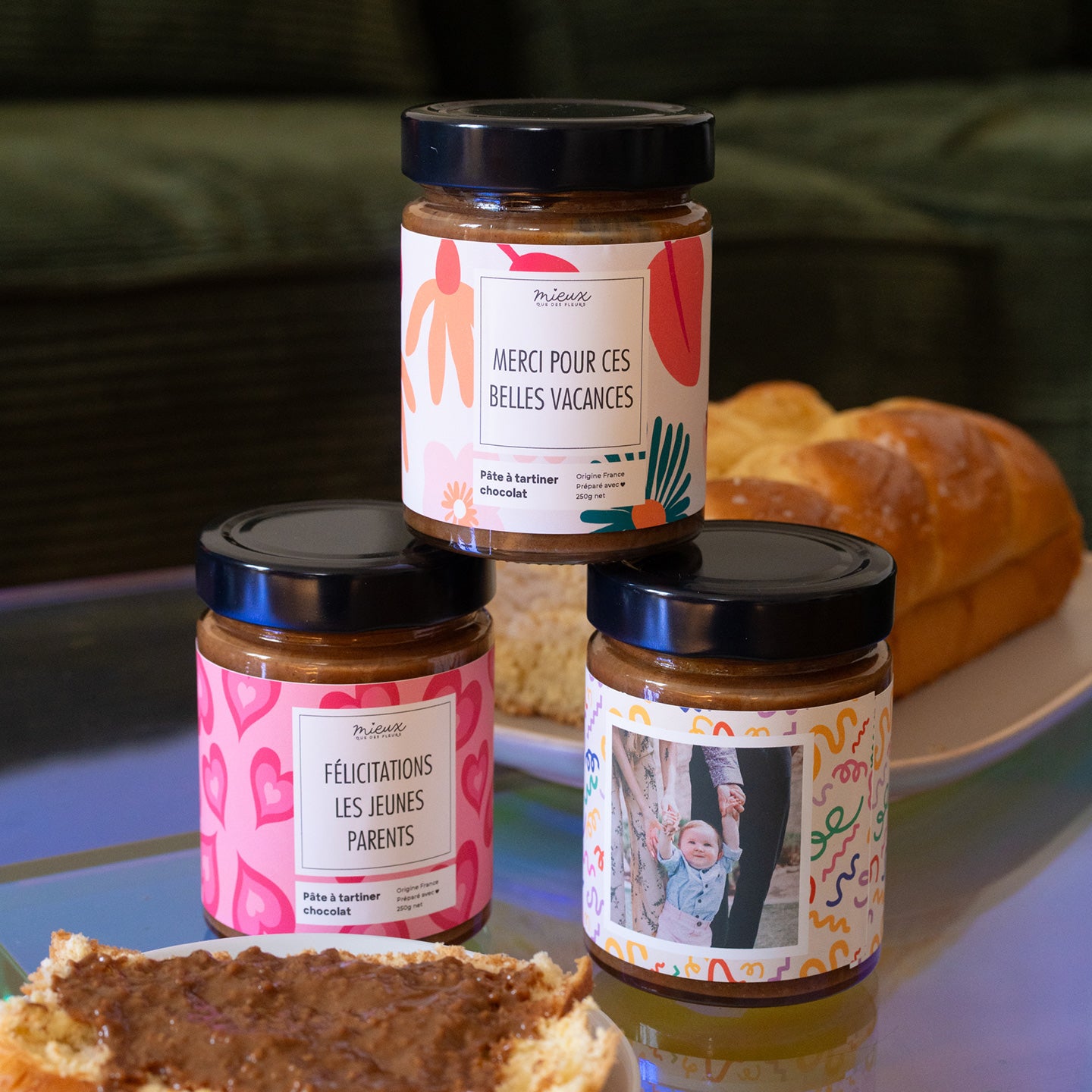 Pâte à tartiner personnalisé