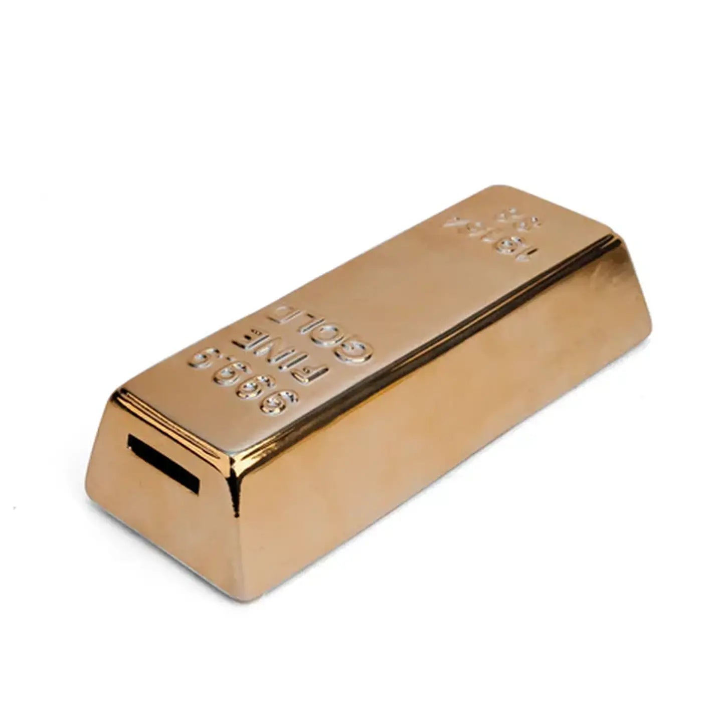 Tirelire lingot d'or