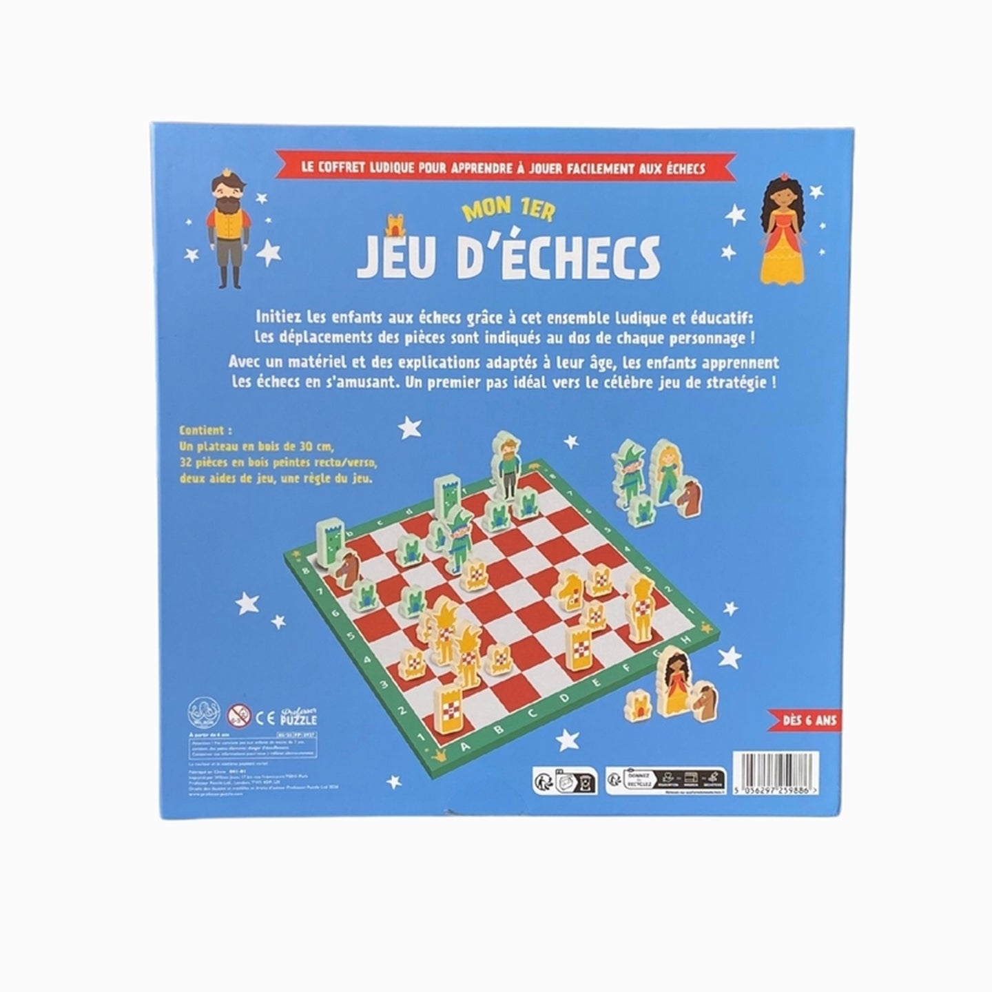 Mon premier jeu d'échecs
