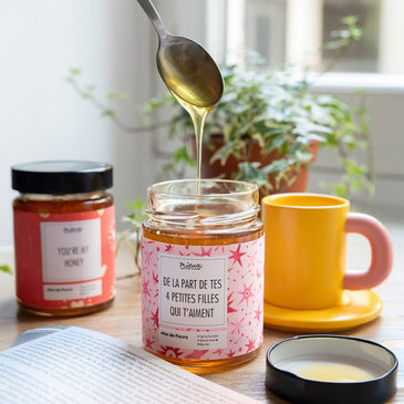 Pot de miel à personnaliser