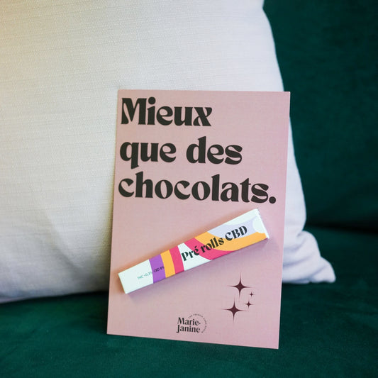 Carte mieux que des chocolats