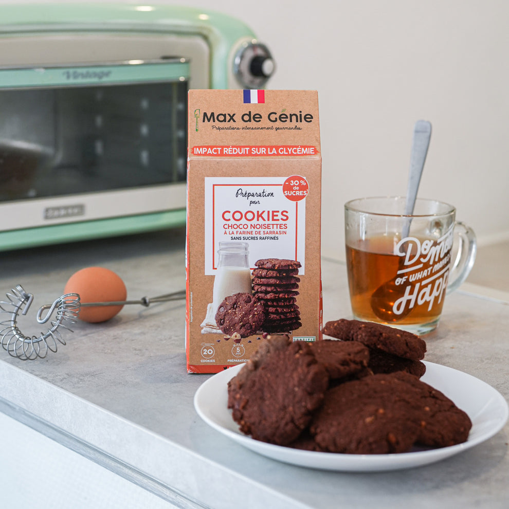 Kit DIY pour faire des cookies chocolat noisettes - Mieux Que Des Fleurs - 1