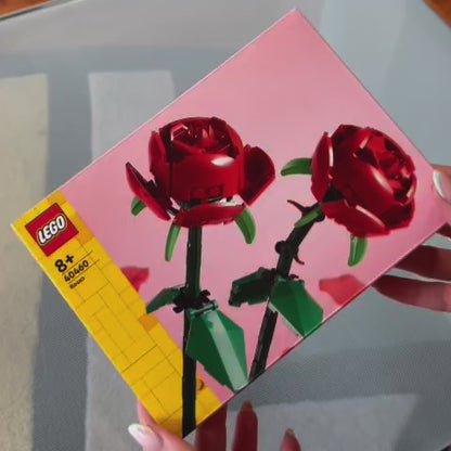 Des roses en Lego