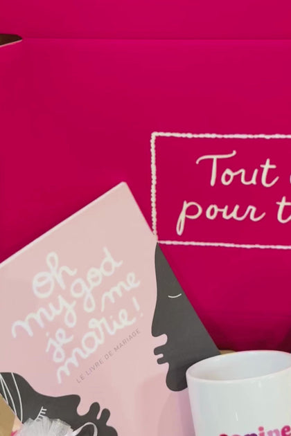Vidéo de présentation du coffret cadeaux pour une future mariée - EVJF
