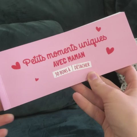 Chéquier pour vivre des moments uniques avec Maman - Mieux Que Des Fleurs