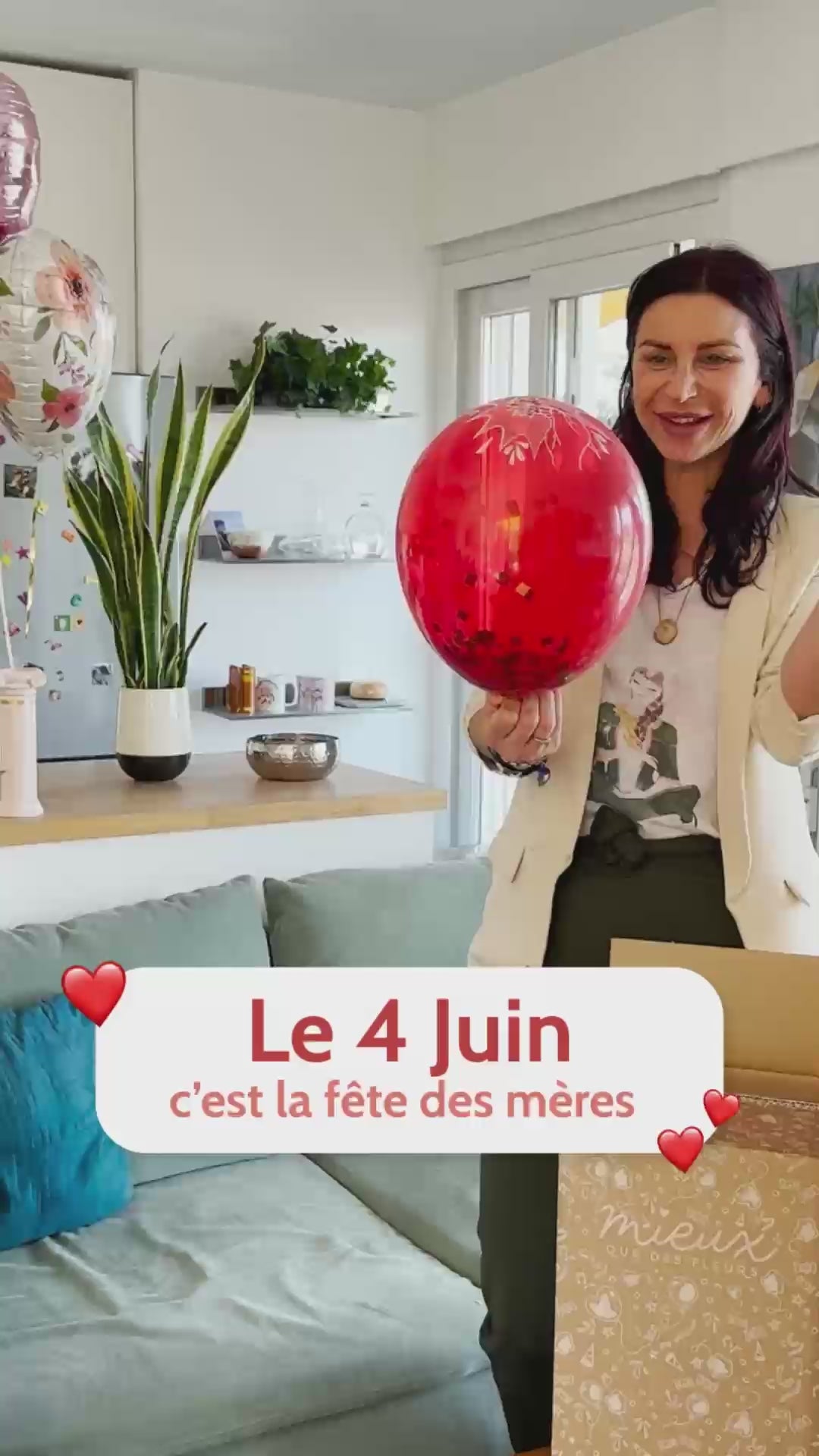 Story de la Bam Box Confettis pour la fête des mères