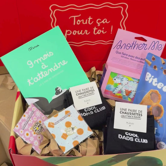 Vidéo de présentation du coffret cadeaux grossesse pour les futurs parents