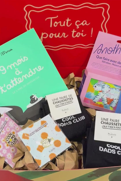 Vidéo de présentation du coffret cadeaux grossesse pour les futurs parents