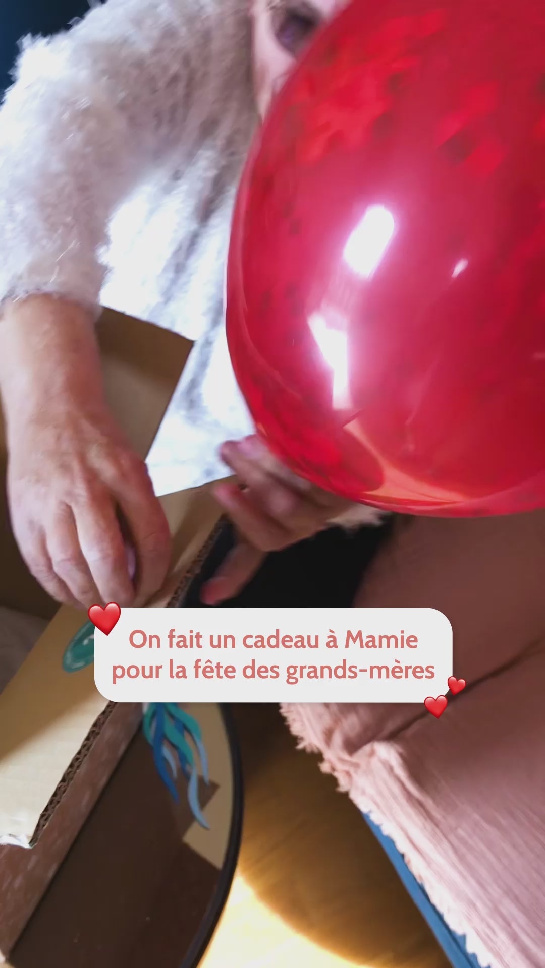 Story de la Bam Box confettis pour la fête des mamies