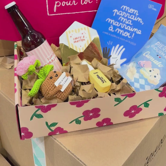 Vidéo de présentation du coffret cadeaux pour Marraine