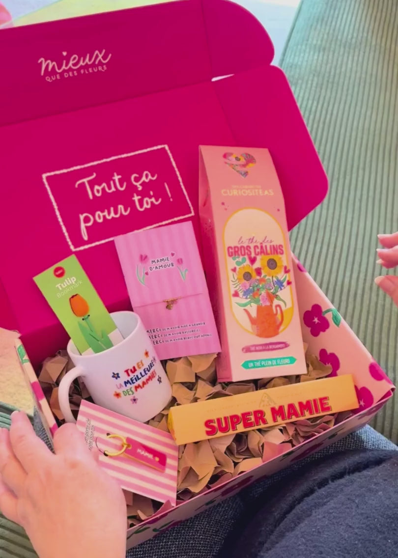 Vidéo de présentation de la cool box, le coffret cadeaux à composer pour la fête des mamies