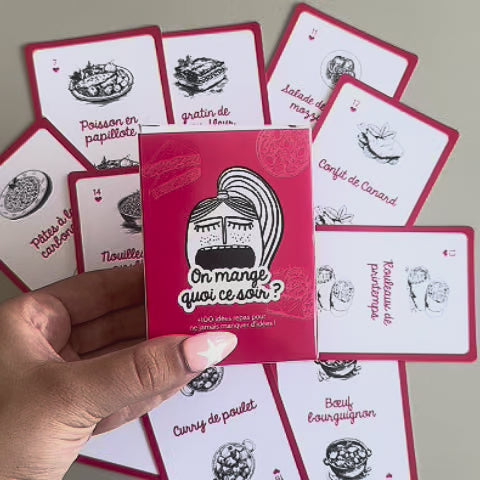 Vidéo de présentation du jeu de carte - On mange quoi ce soir