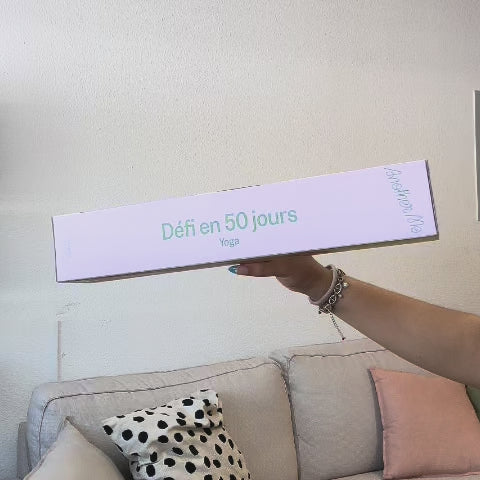 Vidéo de présentation des défis yoga à réaliser en 50 jours 