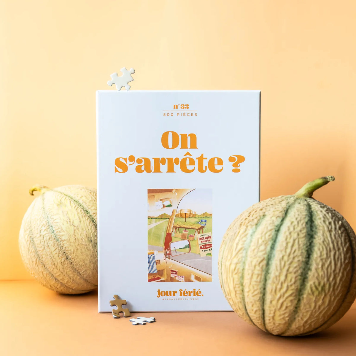 Puzzle 500 pièces représentant une scène de vacances estivales