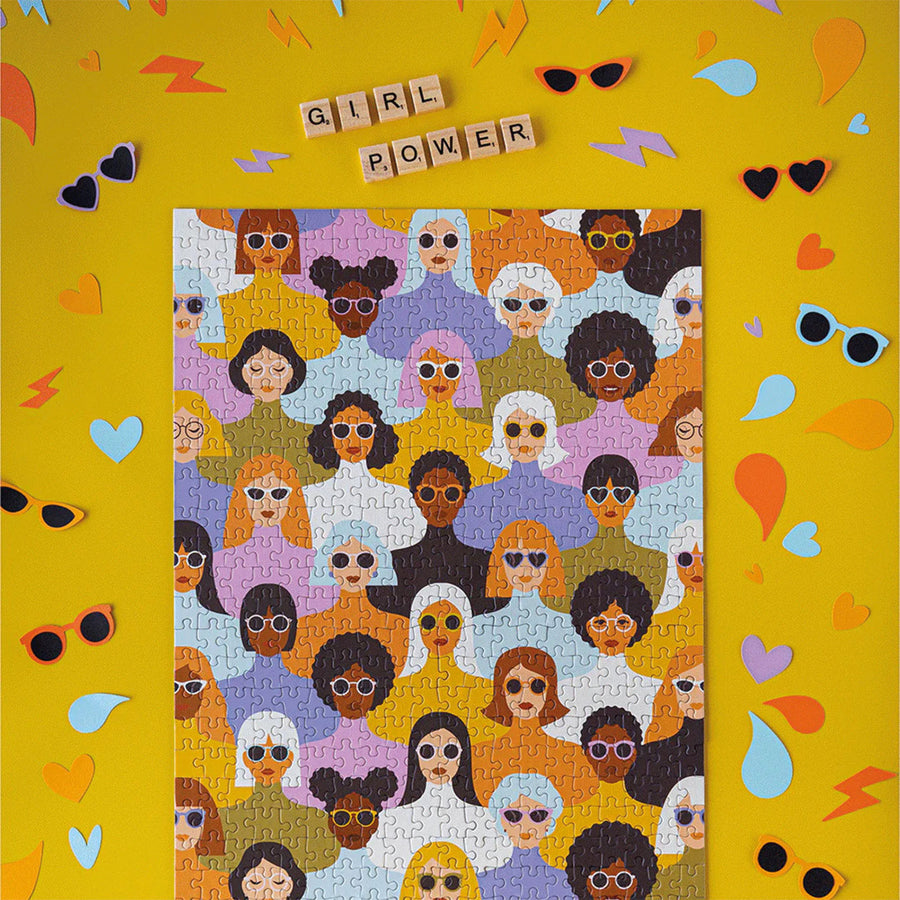 Puzzle de 500 pièces représentant des femmes diverses.