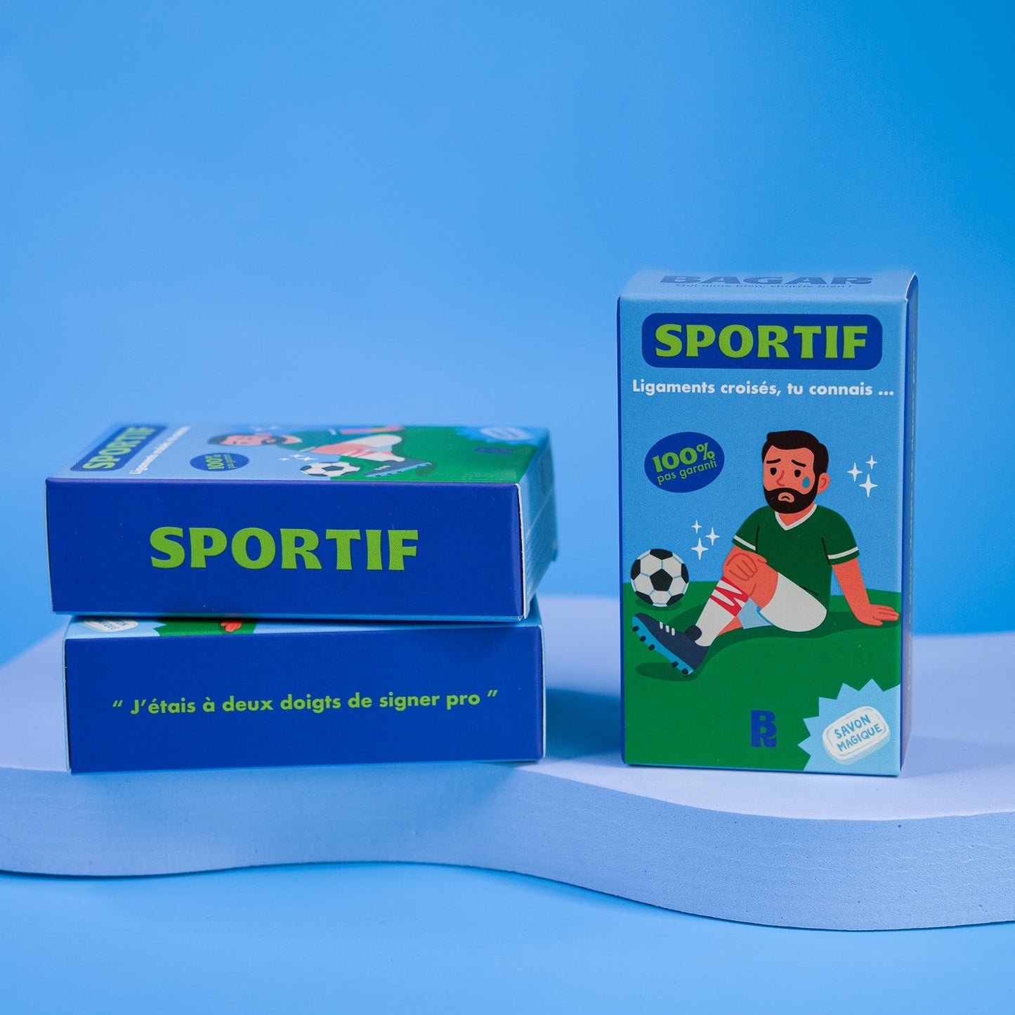 Savon sportif - Ligaments croisés