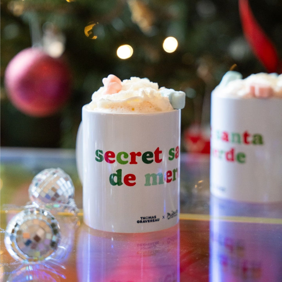 Mug humoristique pour Secret Santa avec message amusant