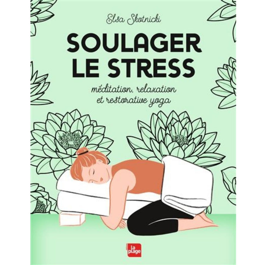 Couverture du livre sur la gestion du stress, design apaisant