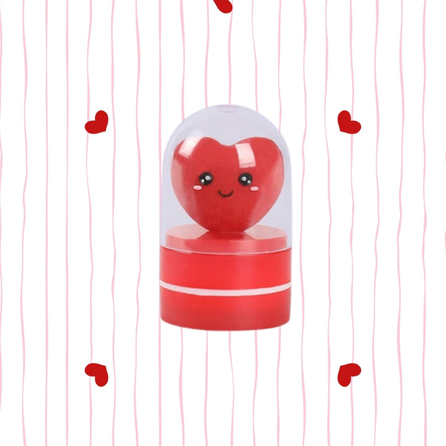 Tampon en forme de coeur avec un design délicat et élégant