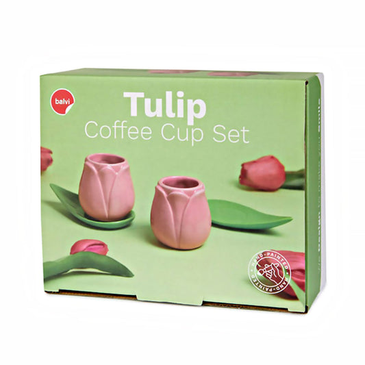 Duo de Tasses à Café en forme de Tulipe