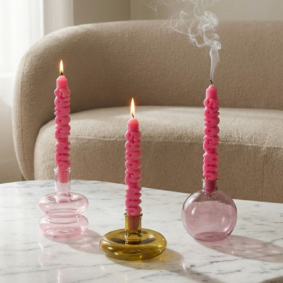 Bougie JTM toujours avec message tendre et teintes douces