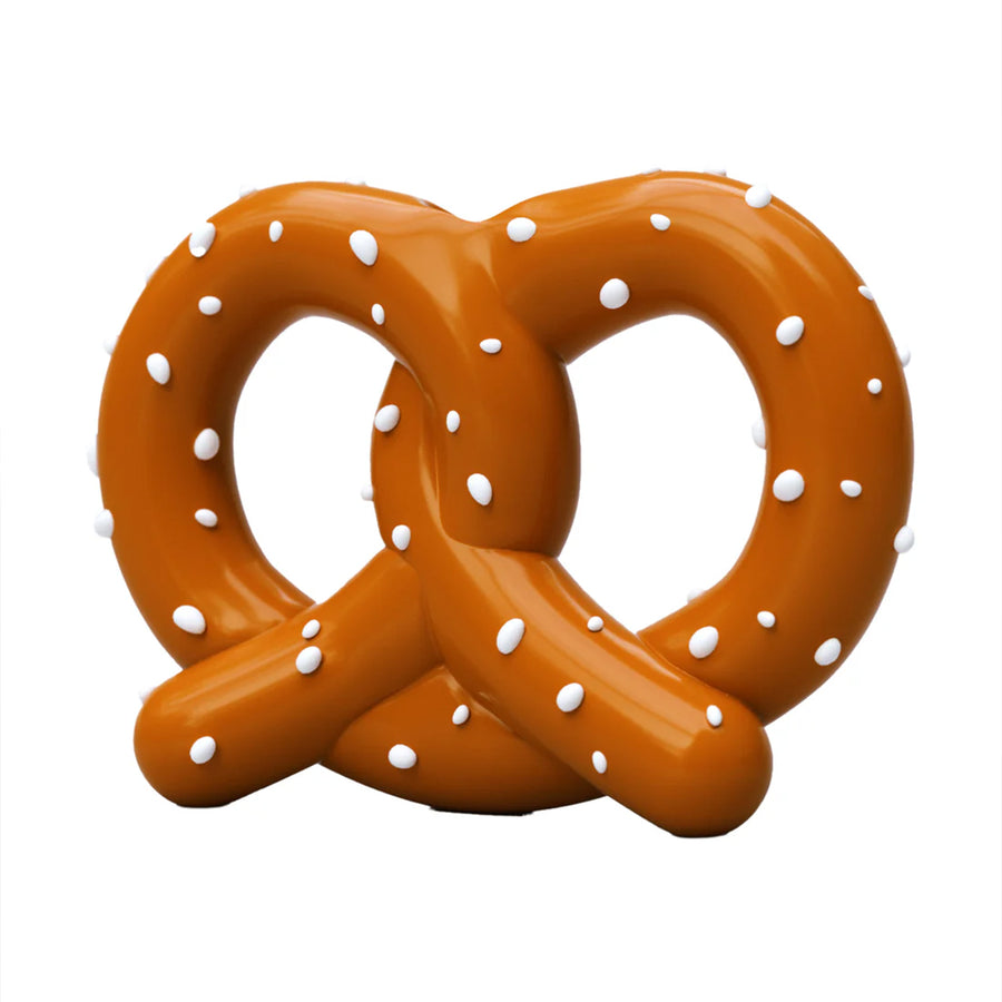 Vase en forme de bretzel avec texture réaliste et détails