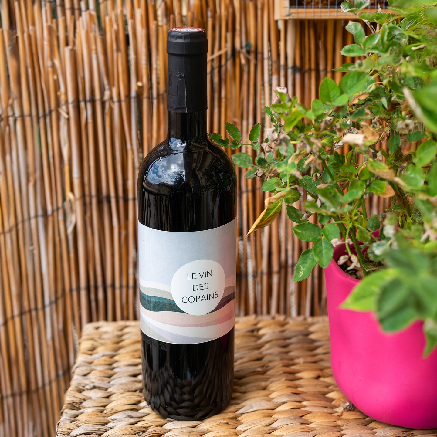 Bouteille de vin personnalisée