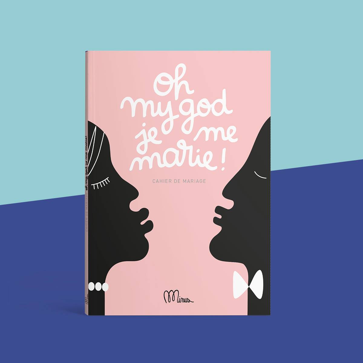 Carnet de mariage Minus avec couverture élégante en blanc