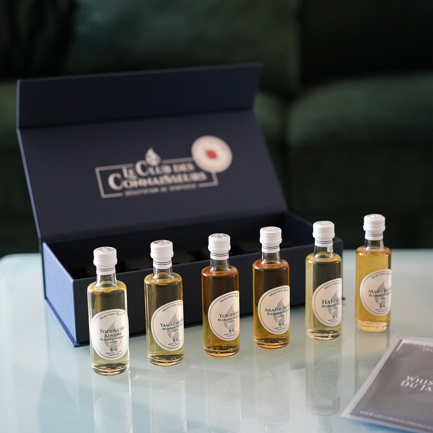Coffret découverte des Whiskys Japonais dans un emballage élégant