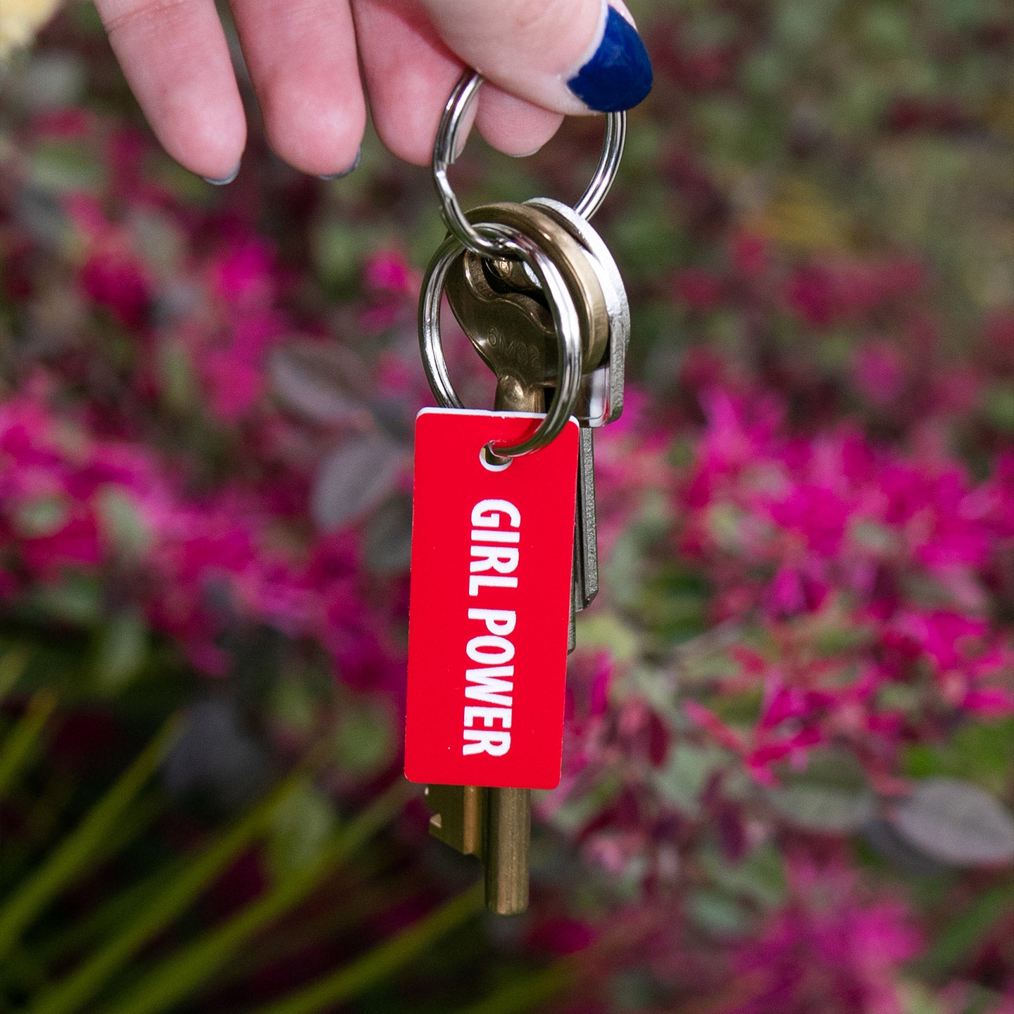 Un porte clé girl power féministe