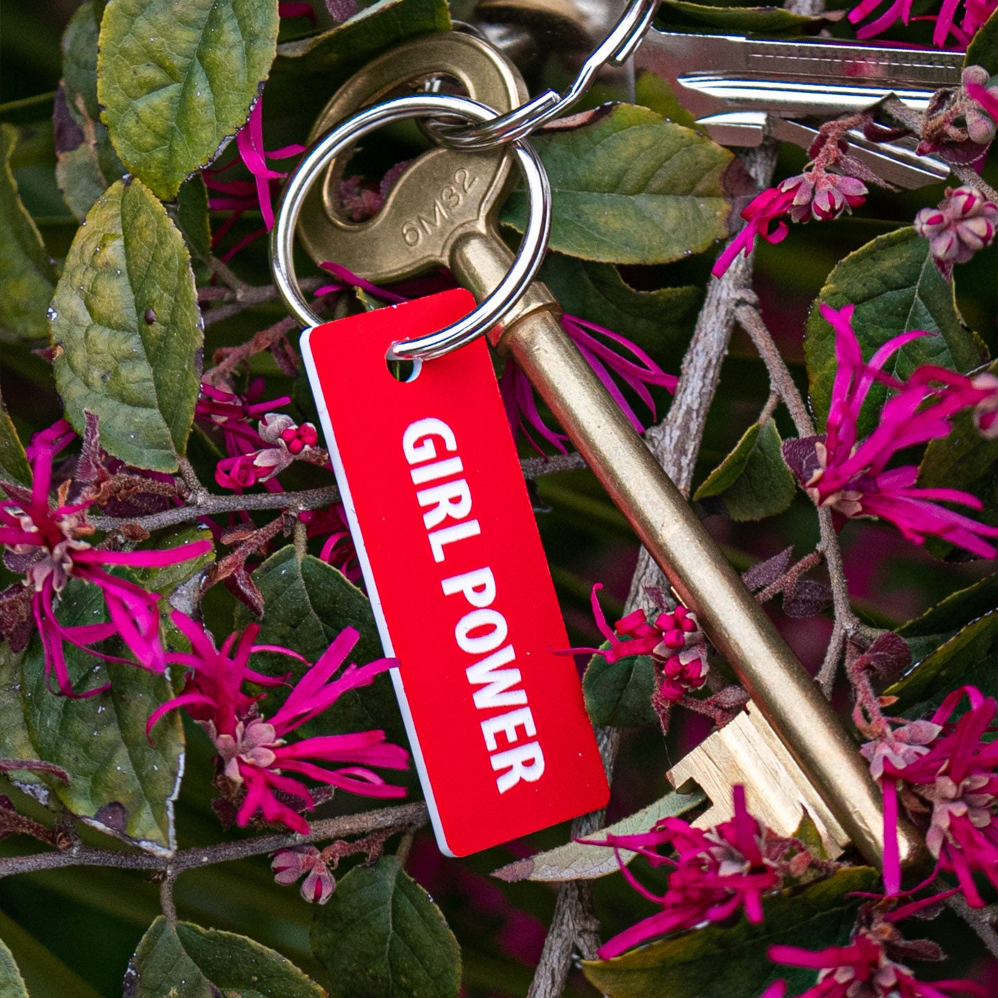 Un porte clé girl power féministe