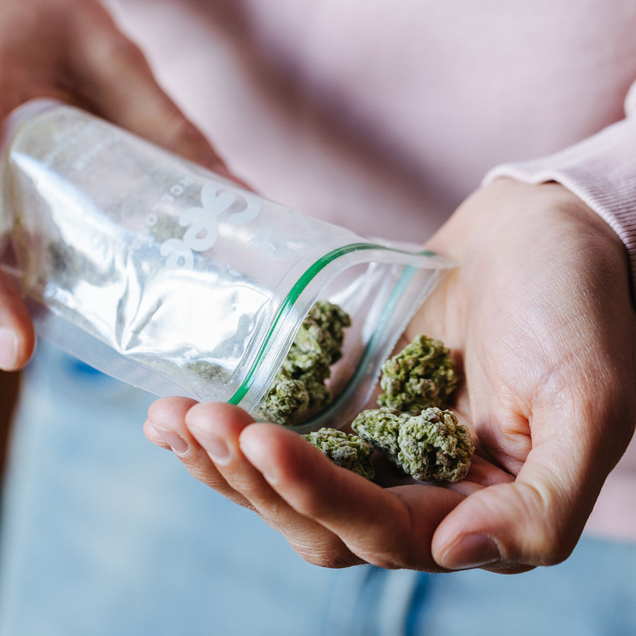 Pochon de Ogeez Krunch avec chocolat blanc et riz soufflé