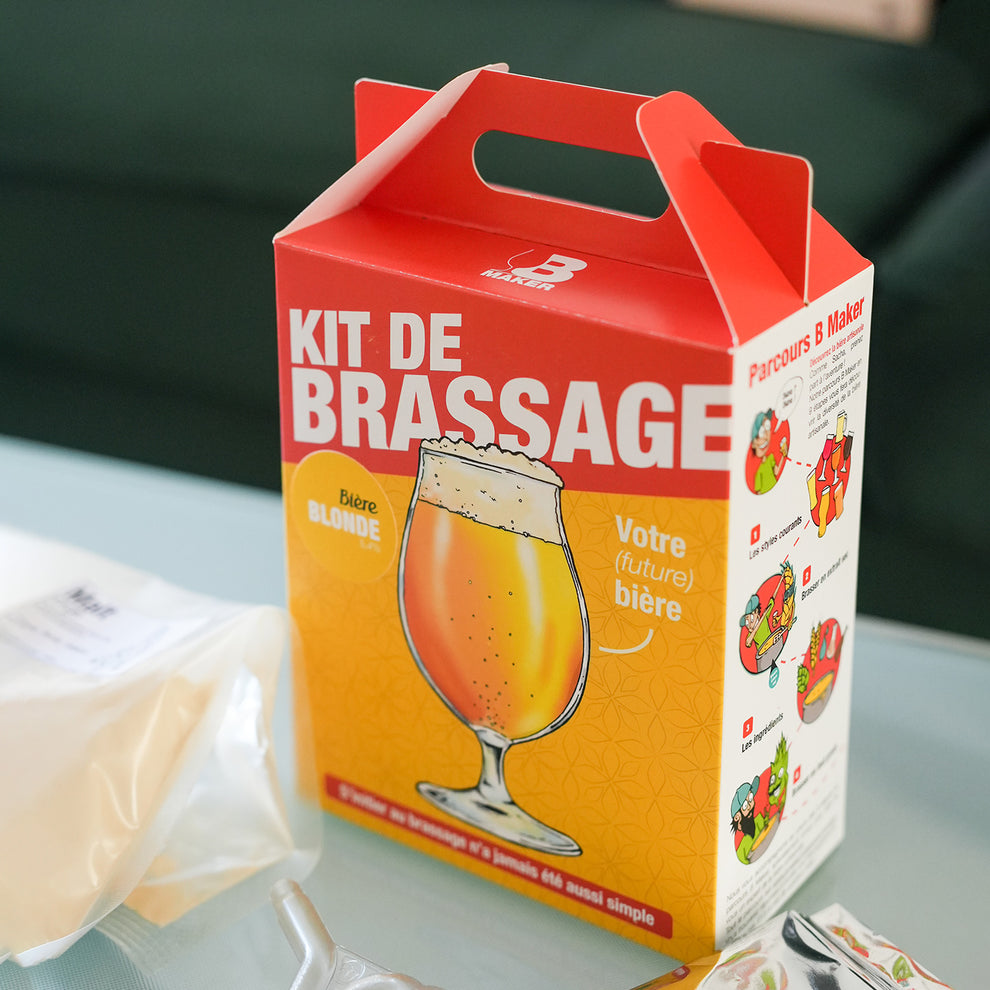 Kit Bière Blonde Bio Brassage Artisanal 5L - On achète Français