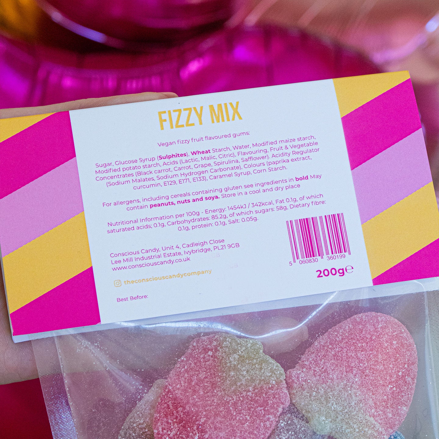 Sachet de bonbons vegan - Mieux Que Des Fleurs