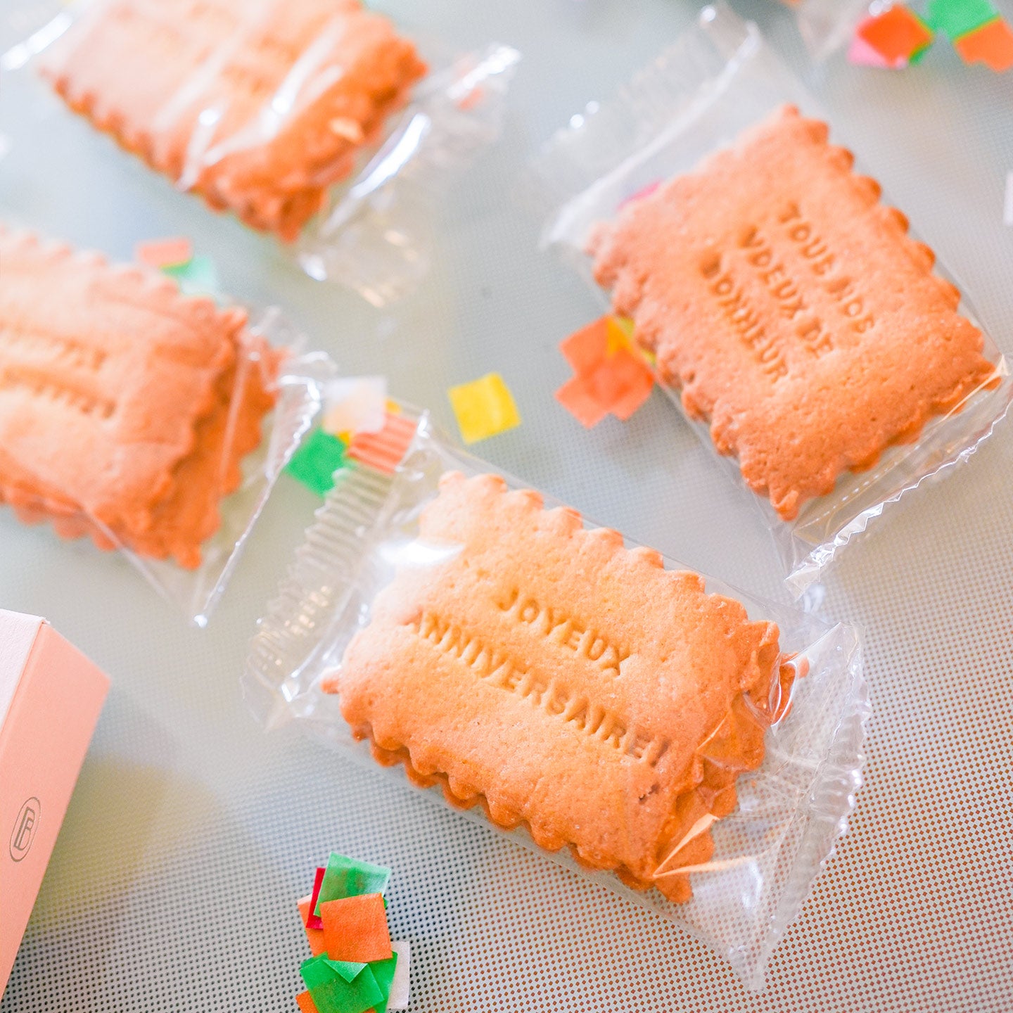 Le french biscuit des biscuits d'anniversaire