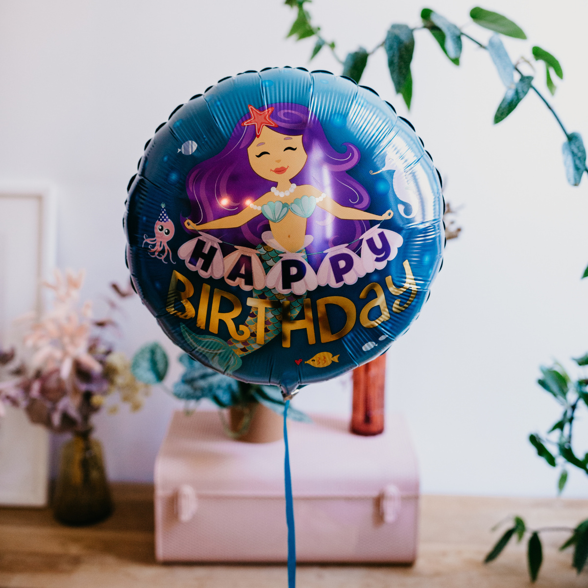 Livraison Ballon Joyeux Anniversaire Sirène – Mieux Que Des Fleurs