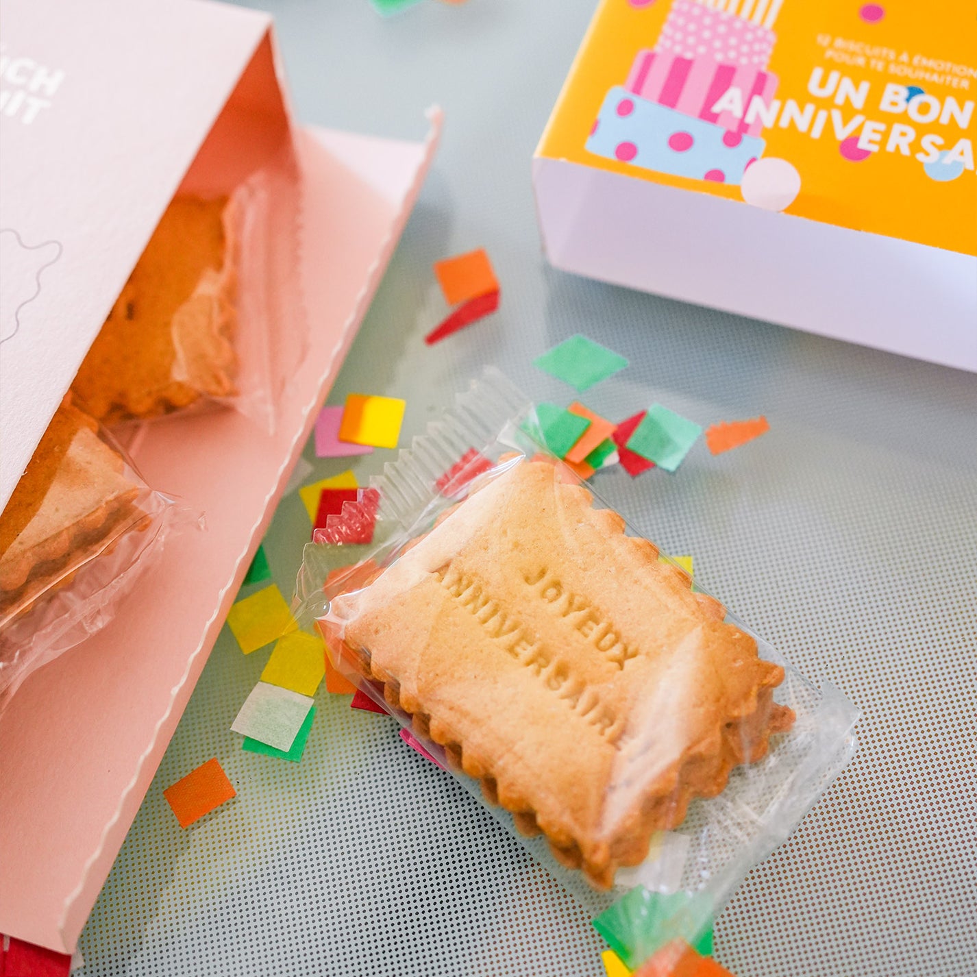 Biscuits à message pour anniversaire