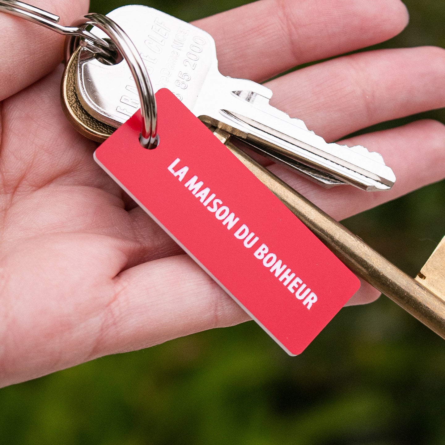 Porte clé la maison du bonheur