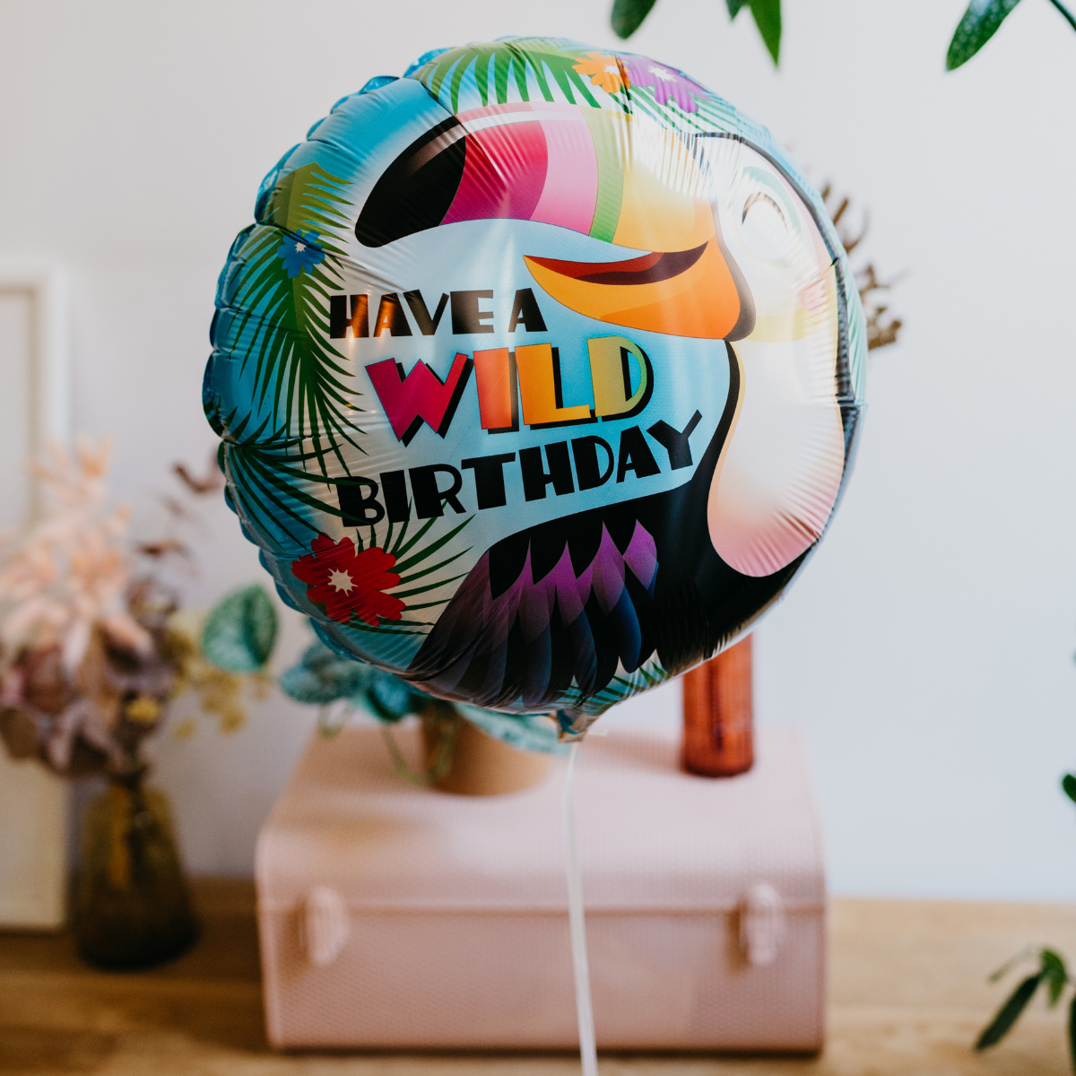 Ballon Anniversaire Tropical Mieux Que Des Fleurs