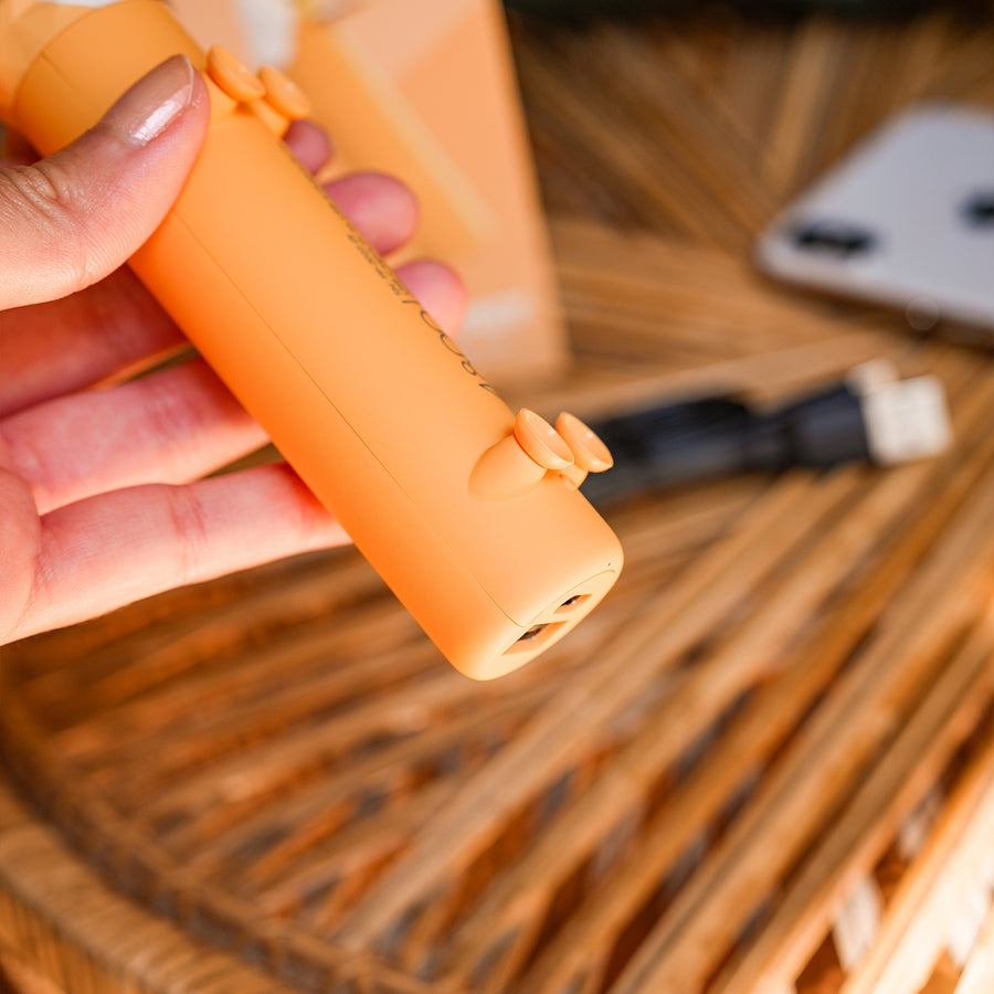 Batterie externe en forme de Corgi avec pattes ventouses